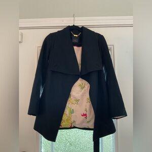 Ted Baker Black Blazer with Floral Lining
